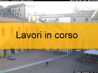 Webcam sulla Piazza Municipale di Ferrara - aggiornamento ogni 2 minuti